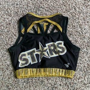 World Cup shooting stars sports bra.